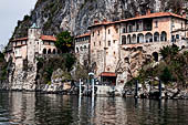 Eremo di S. Caterina del Sasso - Vista d'insieme. 